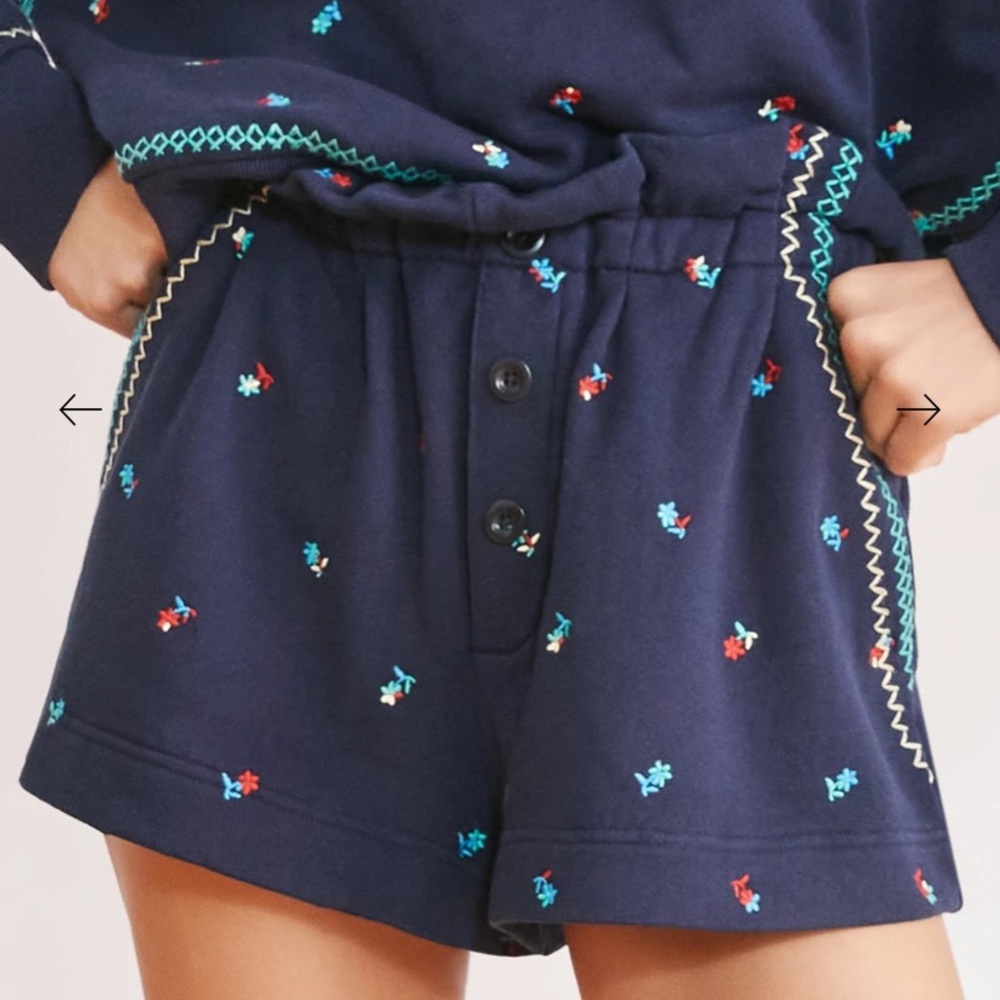 Something Navy Sweatshorts